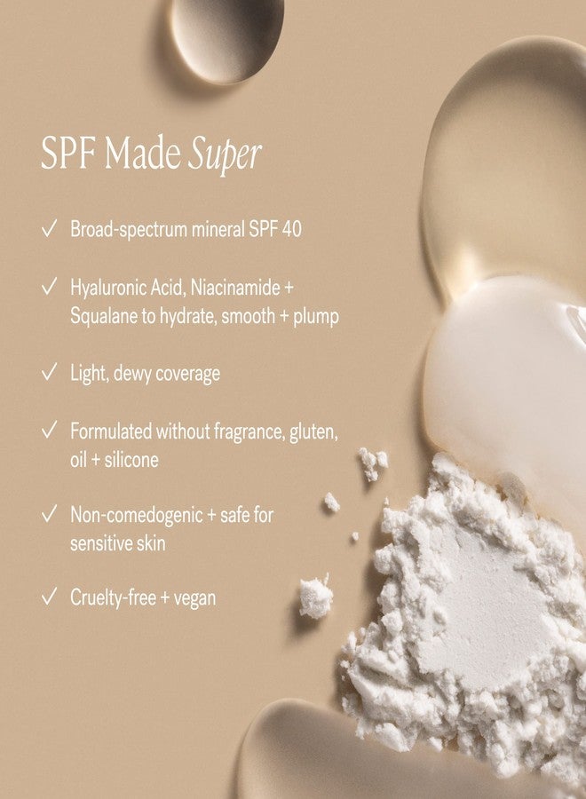 ILIA - Super Serum Skin Tint SPF 40 | Non-Comedogenic, Vegan, Lightweight to Help Against Blue Light, + Pollution while Hydrating, Smoothing, + Refining (Baikal ST9.5, 1 fl oz | 30 ml) - Image 3